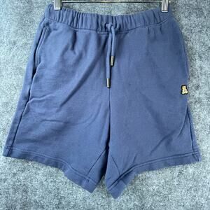 Teddy Fresh Sweat Shorts Extra Small Blue Cotton Embroidered Drawstring